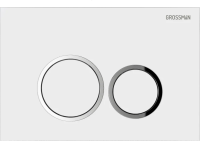 Клавиша для инсталляции Grossman Galaxy 700.K31.01.000.000 для унитаза, пластик, белая глянцевая