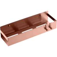 Полка для ванной Boheme Q 10965-CB 35 см, медь матовая