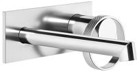 Смеситель Gessi Anello 63388#031 для раковины, встраиваемый, излив 14.9-16.9 см, внешняя часть, цвет хром