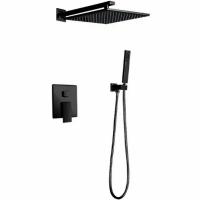 Душевая система ALMAes Leine TVZ-0810 черный матовый