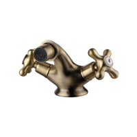 Смеситель Lemark Vintage LM2808B для биде, без донного клапана, бронза