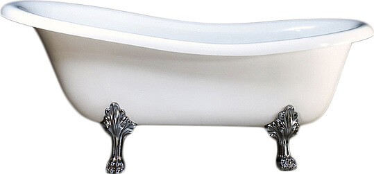 Ванна из искусственного камня QUARRYCAST Victoria+Albert Roxburgh ROX-N-SW-OF+FT-ROX-PC 170x80 см