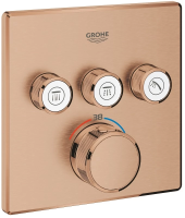 Термостат для встраиваемого монтажа на 3 выхода Grohe Grohtherm SmartControl 29126DL0