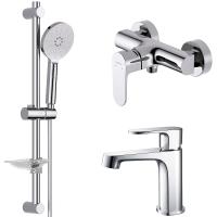 Комплект смесителей Aquatek Оберон AQ1231CR Хром