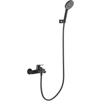 Смеситель для ванны Arrow AG3609MB с душевым гарнитуром, черный матовый