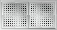 Двойной верхний душ Nobili AD139/37CCR Chrome 42x22 см цвет хром