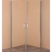 Душевой уголок Orange E04-100TCR 100×100 профиль хром, стекло прозрачное