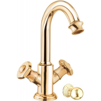 Смеситель для раковины Cezares Aphrodite APHRODITE-LS2-03/24-M Золото 24 карат