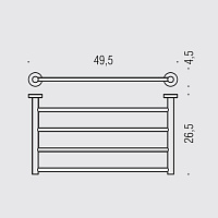 Полка Colombo Design Plus W4987