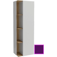 Пенал Jacob Delafon Terrace EB1179D-F26 подвесной R, сливовый глянец