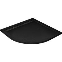 Душевой поддон из литого мрамора 90x90 Cezares TRAY-AS-R-90-30-NERO