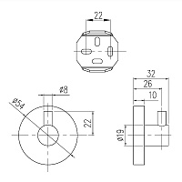 Крючок Villeroy&Boch TVA15101100061