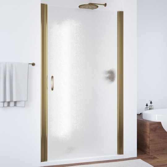 Дверь для душевой кабины в нишу Vegas Glass EP 90 05 02 профиль бронза, стекло шиншилла