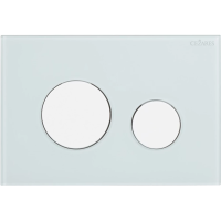 Кнопка для инсталляции Cezares Lux LUX-GB-BIO-C для инсталляции, белый/белый матовый
