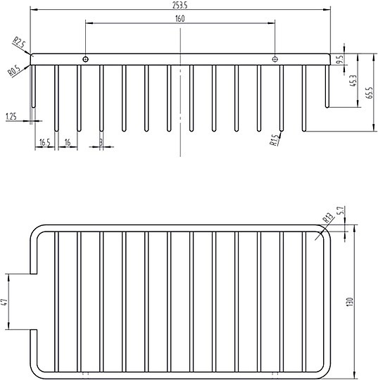 Полка ZorG Antic AZR U-1 BR