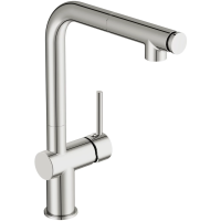 Смеситель для кухни Cersanit Flavis A64843 с выдвижным изливом, хром