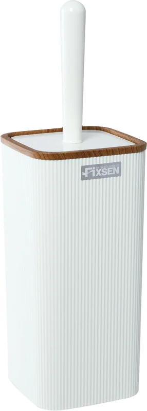 Ёршик для унитаза Fixsen White Wood FX-402-5 белый