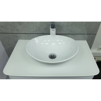 Раковина в ванную накладная CeramaLux 40 см 7138 белый