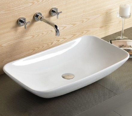 раковина накладная 69.5 см melana mln-e408