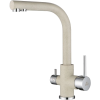 Смеситель для кухни Paulmark Essen Es213011-328, бежевый/ хром