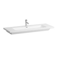 Laufen Laufen Living City Раковина-столешница Living square 130х48 см, отв по центру, цвет: белый
