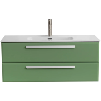 Тумба под раковину Cezares Eco-Cer-N 120 ECO-CER-N-1200-2C-SO-PS-P подвесная Фисташковый Софт без ручек