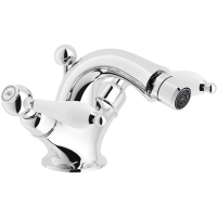 Смеситель Nobili Antica AT31119/6CR для биде, с донным клапаном, хром