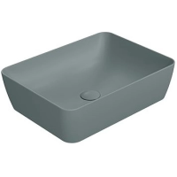 Раковина GSI Nubes 903704 накладная, 50x38 см, цвет Agave opaco (Зеленый матовый)