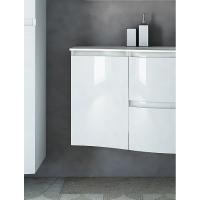 Шкаф одностворчатый 34x55 L Cezares Vague 44228 Bianco Lucido