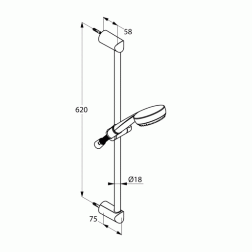 душевой гарнитур kludi logo 3s 6836005-00