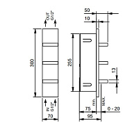 внутренняя часть fantini 44 00 t068a смесителя для душа