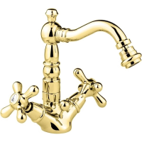 Смеситель Emmevi Deco Old 12614/OR для биде, с донным клапаном, золотой