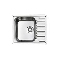 Мойка врезного монтажа с сифоном 585*485 IDDIS Strit S STR58SDi77S, нерж. сталь, шелк
