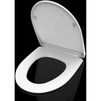 Сиденье для унитаза Aquatek Ника AQ0209-00 с крышкой, быстросъемное, с микролифтом, белое