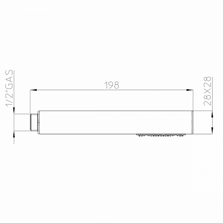 душевая стойка bossini cosmo l10092.073 черная матовая