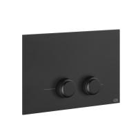 Клавиша смыва для унитаза Gessi Venti20 54651#299, двойная, для инсталляций Geberit Sigma8 и Sigma12, цвет: черный матовый