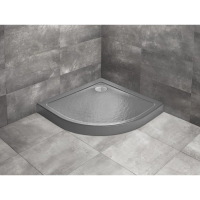 Душевой поддон 80×80 см Radaway Doros A Compact Stone Anthracite SDRA8080-05-64S