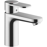 Смеситель для раковины Hansgrohe Vernis S 100 71541000 CoolStart, с донным клапаном, хром