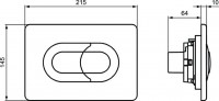 кнопка для инсталляции ideal standard solea p1 r0133jg