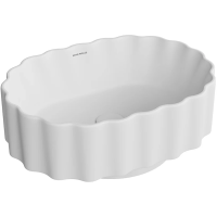 Раковина 50,5x36,6 см Kerama Marazzi Artbasin Conchiglia CC.wb.50\WHT.M, белая матовая