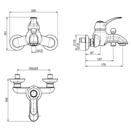 смесители для ванны с душем fima carlo frattini lamp f3304/1ra для раковины