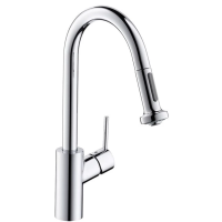 Смеситель однорычажный для кухни с выдвижным душем Hansgrohe Talis M52 14877000