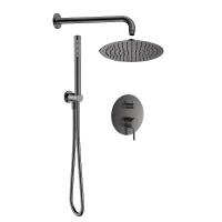 Душевая система AQUAme AQM8404GM цвет Оружейный металл