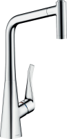 Смеситель для кухни Hansgrohe Metris M71 73801000, хром