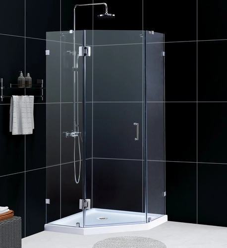 душевой уголок rgw hotel ho-82 900x900x1950 профиль хром, стекло чистое