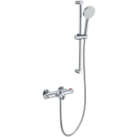 Термостат для ванны Wonzon & Woghand WW-C2001-A-CR с душевым гарнитуром, хром