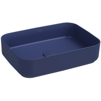 Раковина Isvea Infinity 10NF65050SV-2Z накладная, 50x36 см, синий матовый
