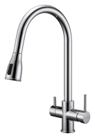Смеситель для кухни Paulmark Lange La214212-CR с подключением к фильтру, цвет хром