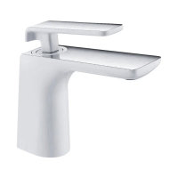 Смеситель для раковины Rose R14F R1401F цвет белый/хром