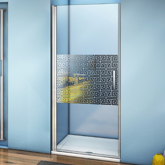 Дверь для душевой кабины в нишу Good Door Fantasy DR-90-F-CH